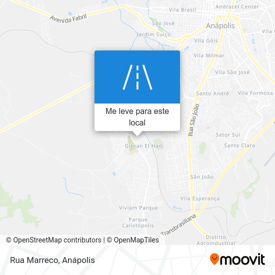 Rua Marreco mapa