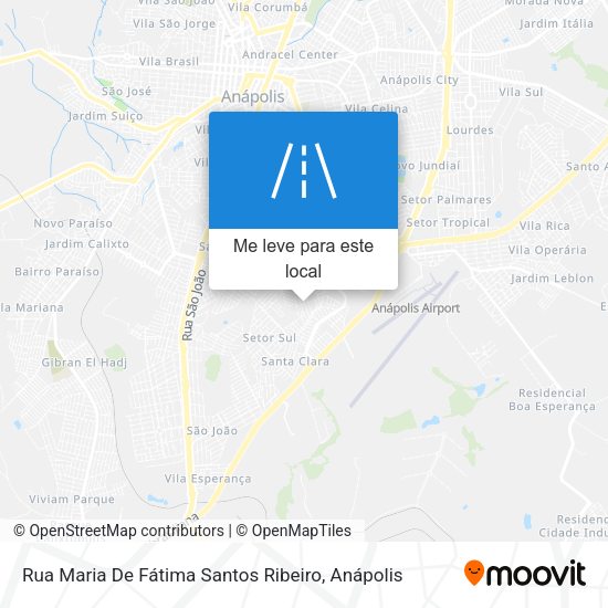 Rua Maria De Fátima Santos Ribeiro mapa