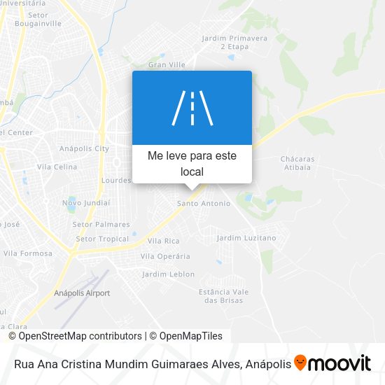 Rua Ana Cristina Mundim Guimaraes Alves mapa