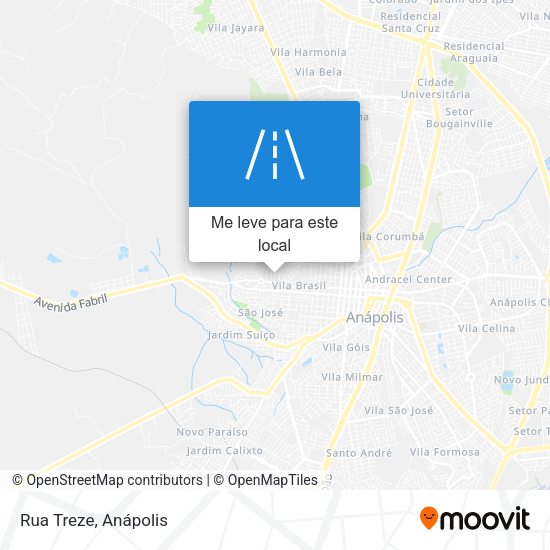 Rua Treze mapa