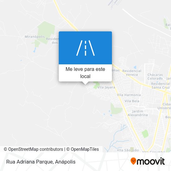 Rua Adriana Parque mapa