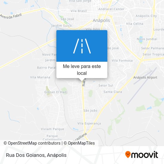 Rua Dos Goianos mapa