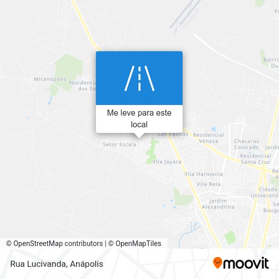 Rua Lucivanda mapa