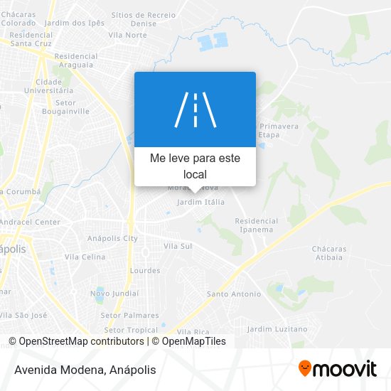 Avenida Modena mapa
