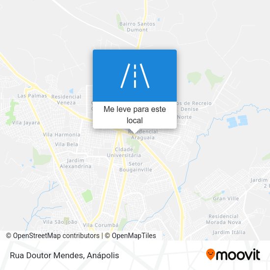 Rua Doutor Mendes mapa