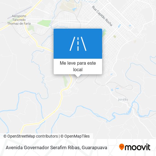 Avenida Governador Serafim Ribas mapa