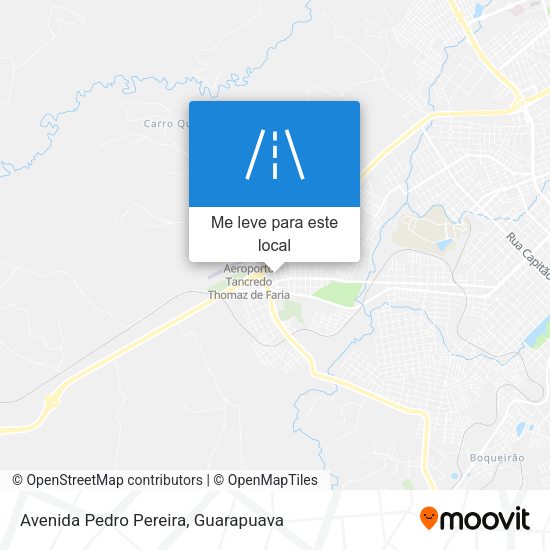 Avenida Pedro Pereira mapa
