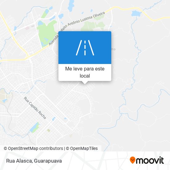 Rua Alasca mapa