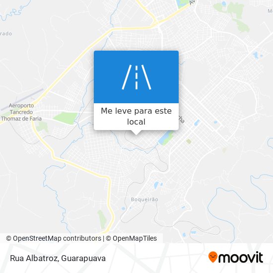 Rua Albatroz mapa