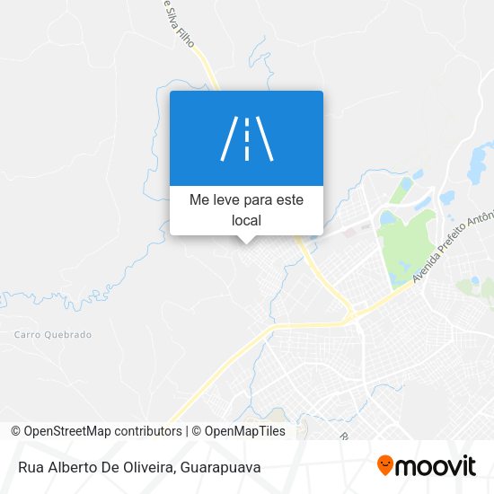 Rua Alberto De Oliveira mapa