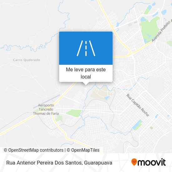 Rua Antenor Pereira Dos Santos mapa