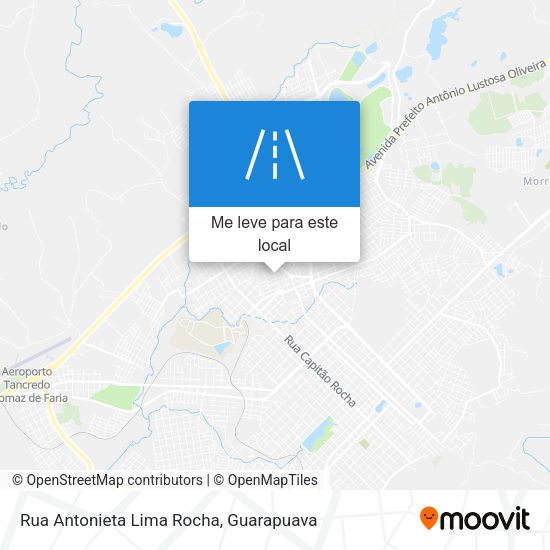 Rua Antonieta Lima Rocha mapa
