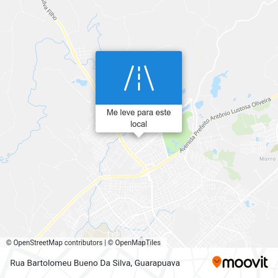 Rua Bartolomeu Bueno Da Silva mapa