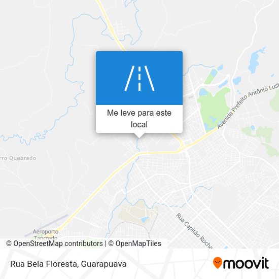 Rua Bela Floresta mapa