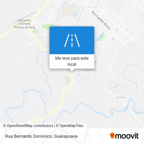 Rua Bernardo Dominico mapa