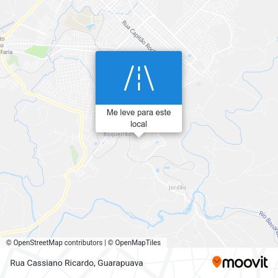 Rua Cassiano Ricardo mapa