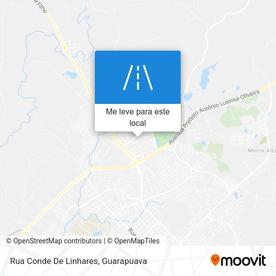 Rua Conde De Linhares mapa