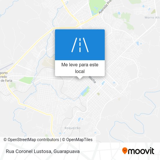 Rua Coronel Lustosa mapa
