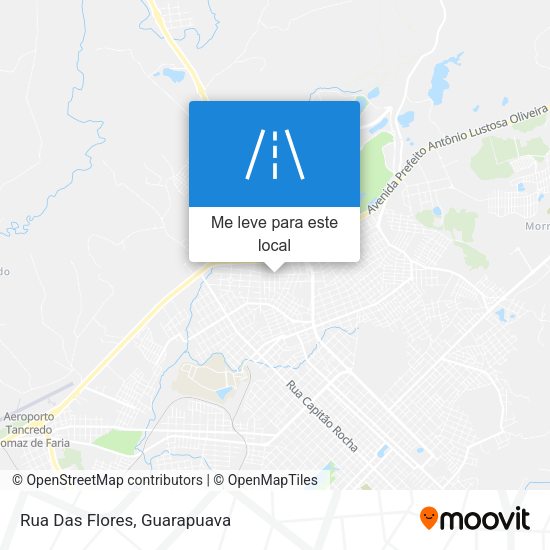 Rua Das Flores mapa