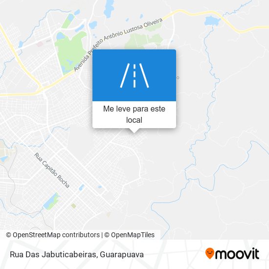 Rua Das Jabuticabeiras mapa