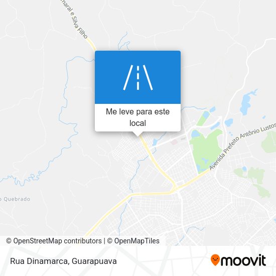Rua Dinamarca mapa