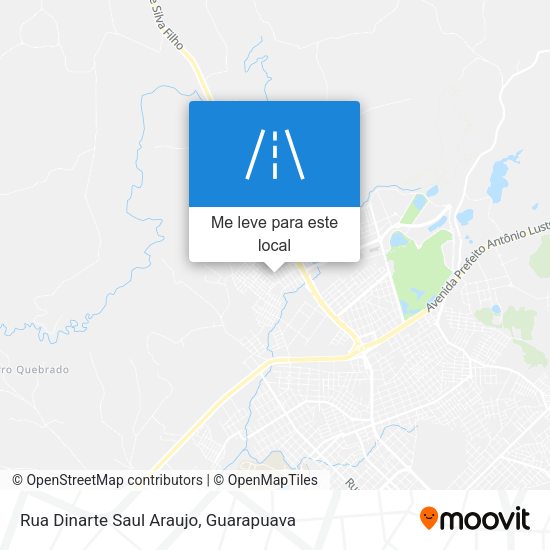 Rua Dinarte Saul Araujo mapa