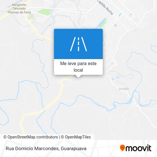 Rua Domicio Marcondes mapa