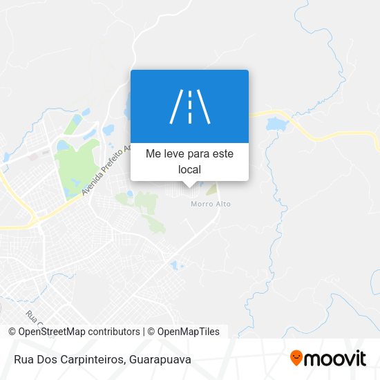 Rua Dos Carpinteiros mapa