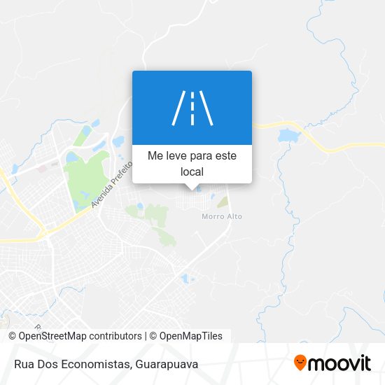 Rua Dos Economistas mapa