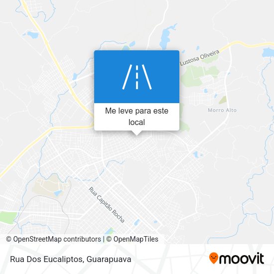 Rua Dos Eucaliptos mapa