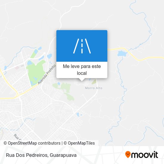 Rua Dos Pedreiros mapa