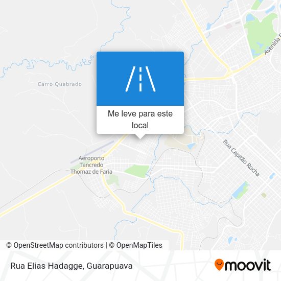 Rua Elias Hadagge mapa