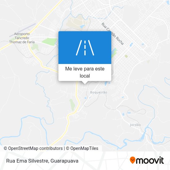 Rua Ema Silvestre mapa