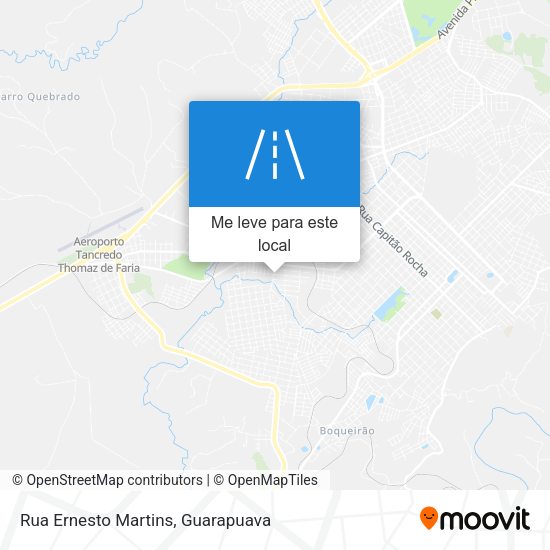 Rua Ernesto Martins mapa