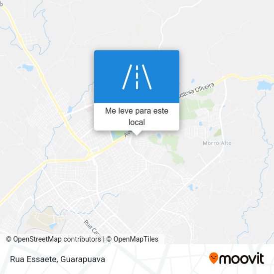 Rua Essaete mapa
