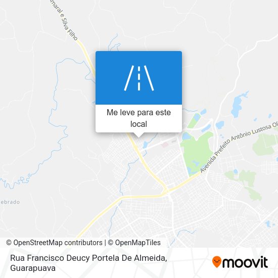 Rua Francisco Deucy Portela De Almeida mapa