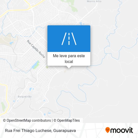 Rua Frei Thiago Luchese mapa