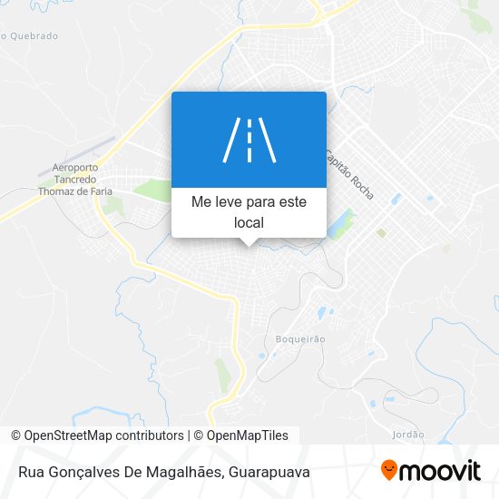 Rua Gonçalves De Magalhães mapa