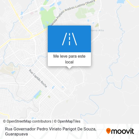 Rua Governador Pedro Viriato Parigot De Souza mapa