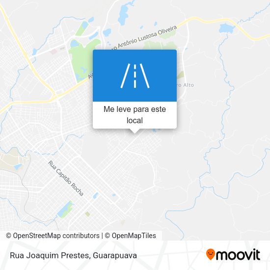 Rua Joaquim Prestes mapa
