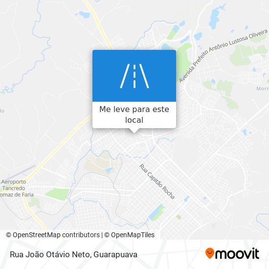 Rua João Otávio Neto mapa