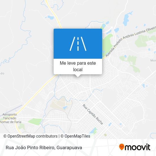 Rua João Pinto Ribeiro mapa