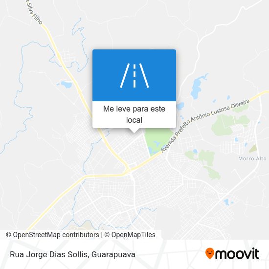 Rua Jorge Dias Sollis mapa