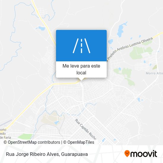 Rua Jorge Ribeiro Alves mapa