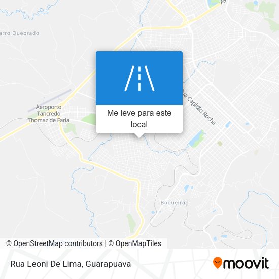 Rua Leoni De Lima mapa