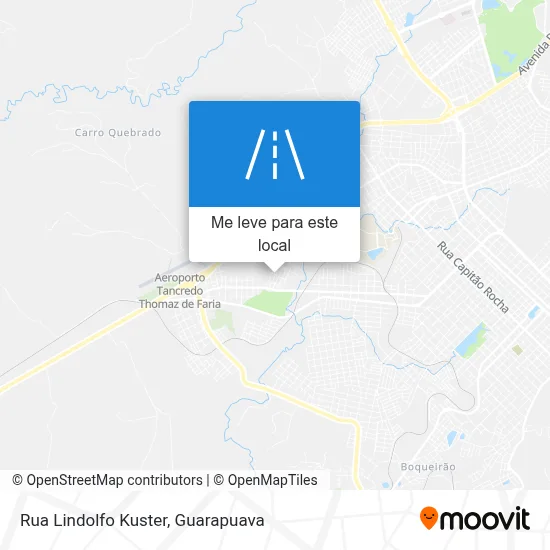 Rua Lindolfo Kuster mapa
