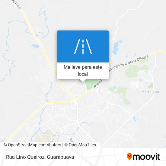 Rua Lino Queiroz mapa