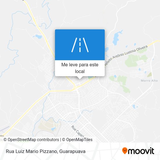 Rua Luiz Mario Pizzano mapa