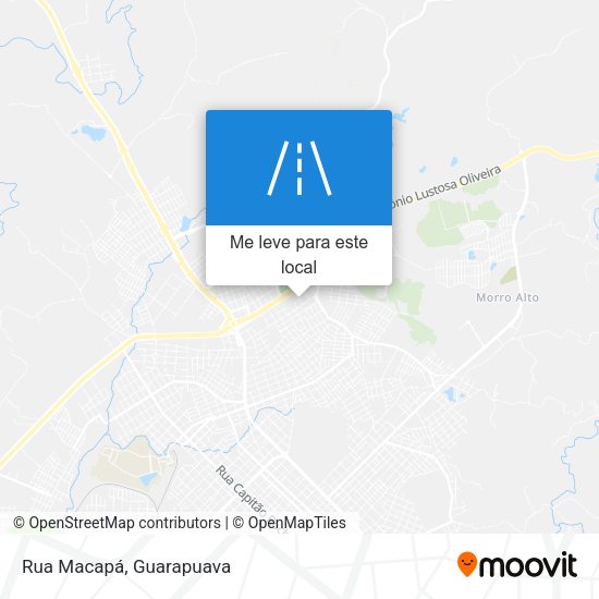 Rua Macapá mapa