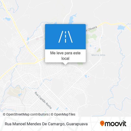 Rua Manoel Mendes De Camargo mapa